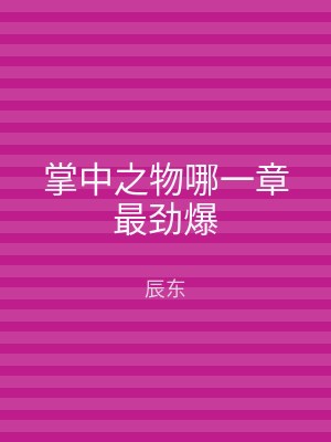 掌中之物哪一章最劲爆