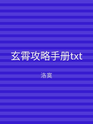 玄霄攻略手册txt
