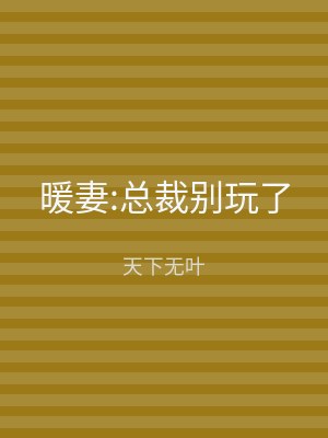 暖妻:总裁别玩了