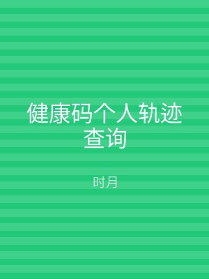 健康码个人轨迹查询