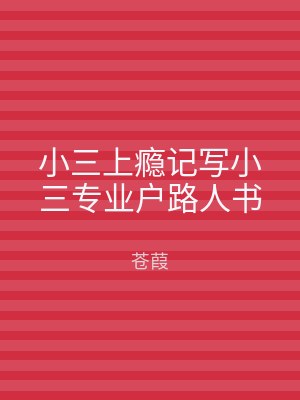 小三上瘾记写小三专业户路人书