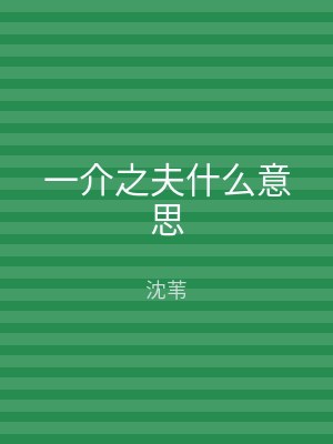 一介之夫什么意思