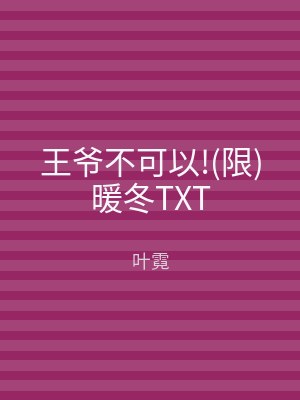 王爷不可以!(限)暖冬TXT